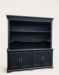Large Black Dresser | Bookcase & Display Cabinet with Storage