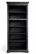 Vintage Tall Slim black bookcase
by British furniture makers Youngers