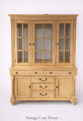 Farmhouse Style Glass Fronted Cabinet