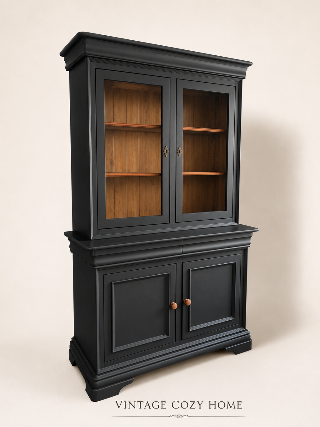 Black Glass Display Cabinet | Willis & Gambier