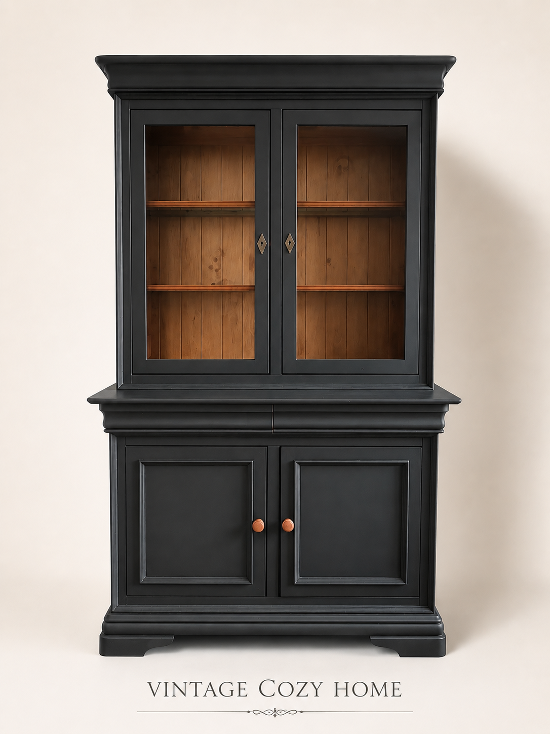 Black Glass Display Cabinet | Willis & Gambier