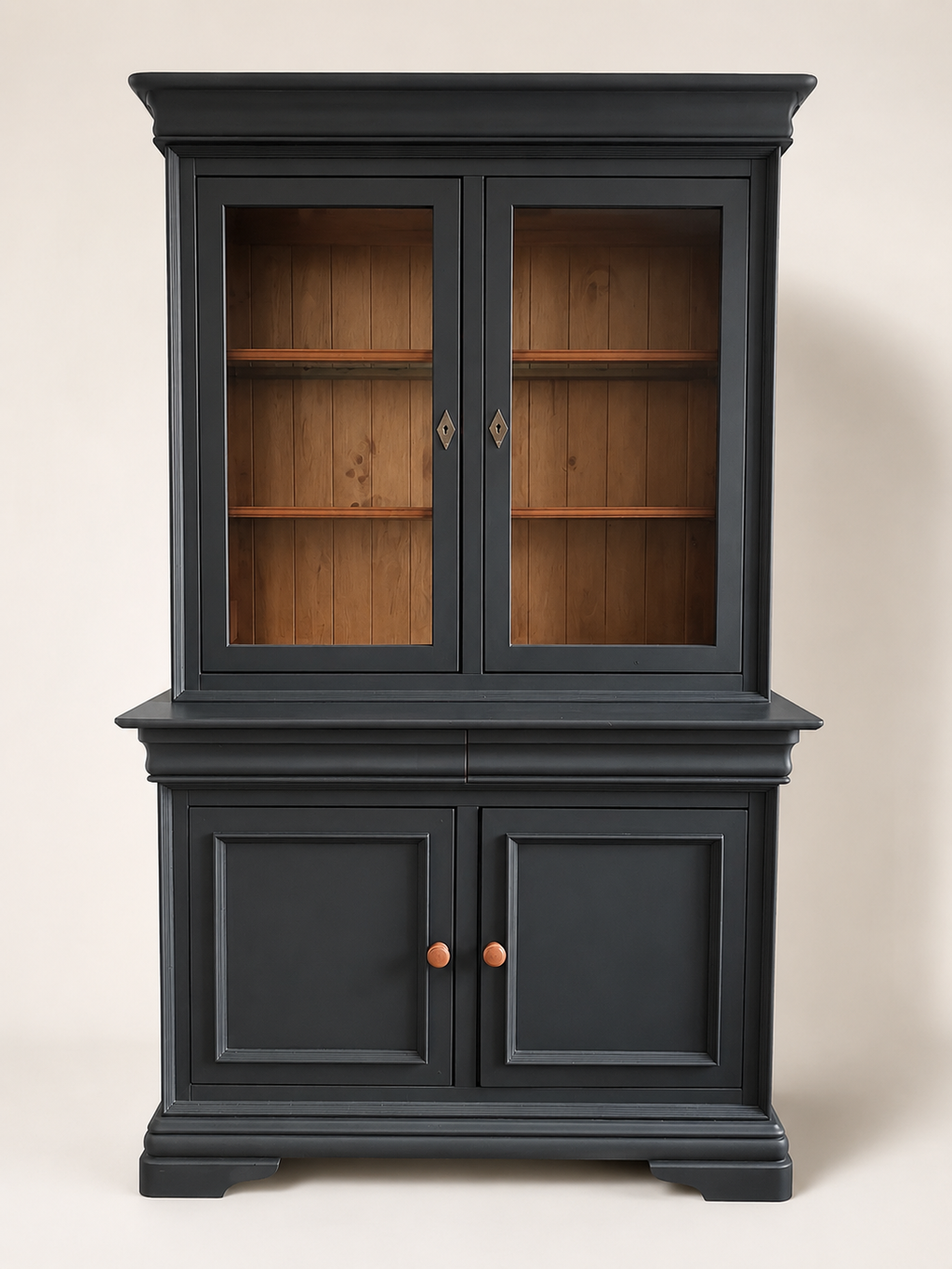 Black Glass Display Cabinet | Willis & Gambier