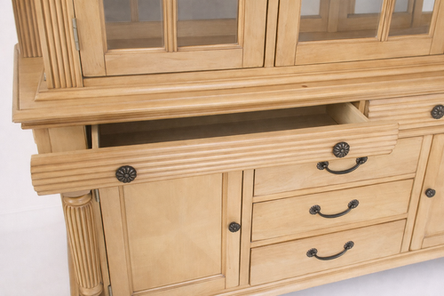 Farmhouse Style Glass Fronted Cabinet