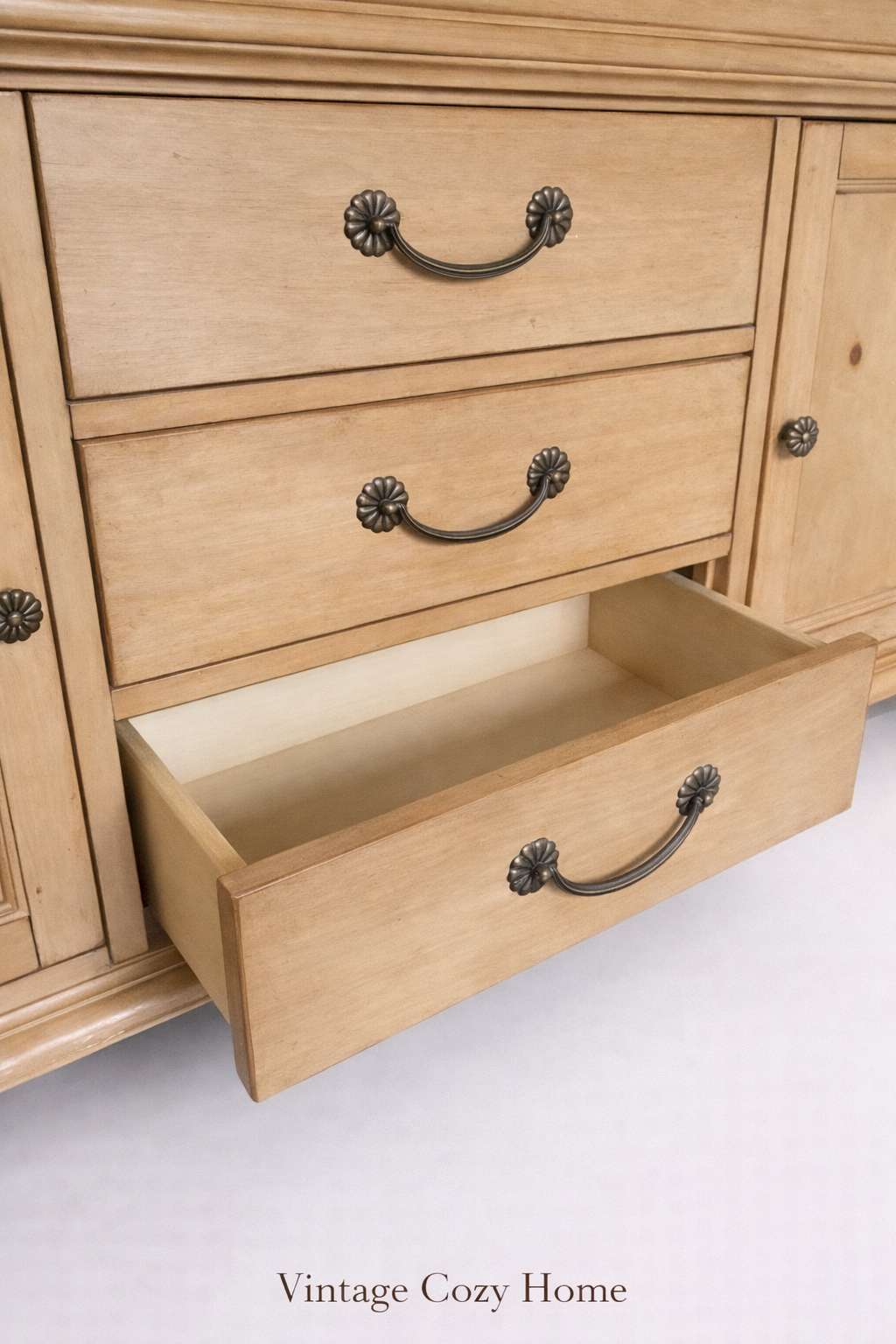 Farmhouse Style Glass Fronted Cabinet